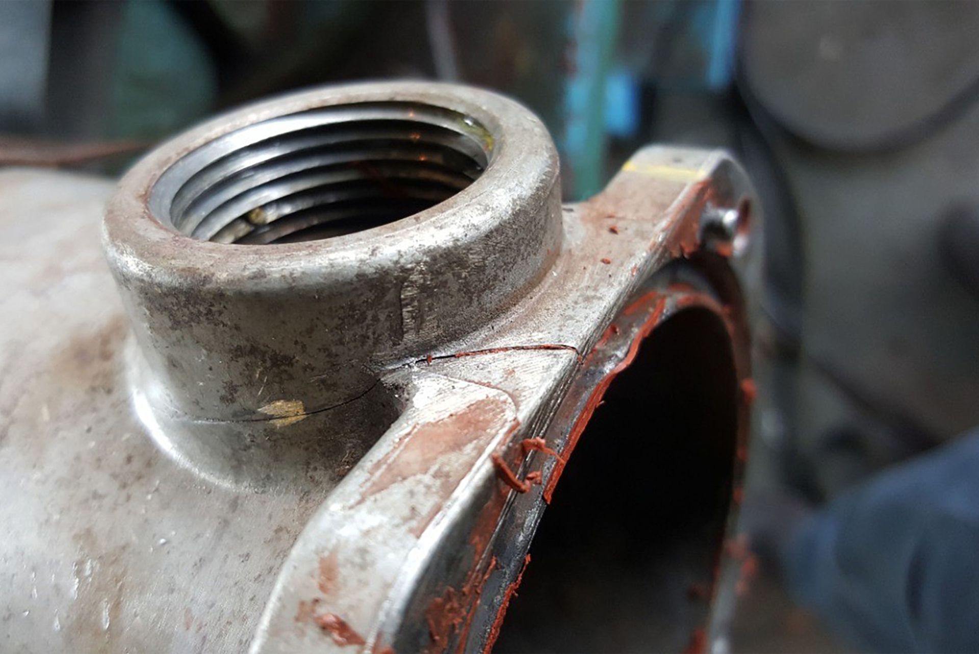 Repair of a leakage on a cooler_1