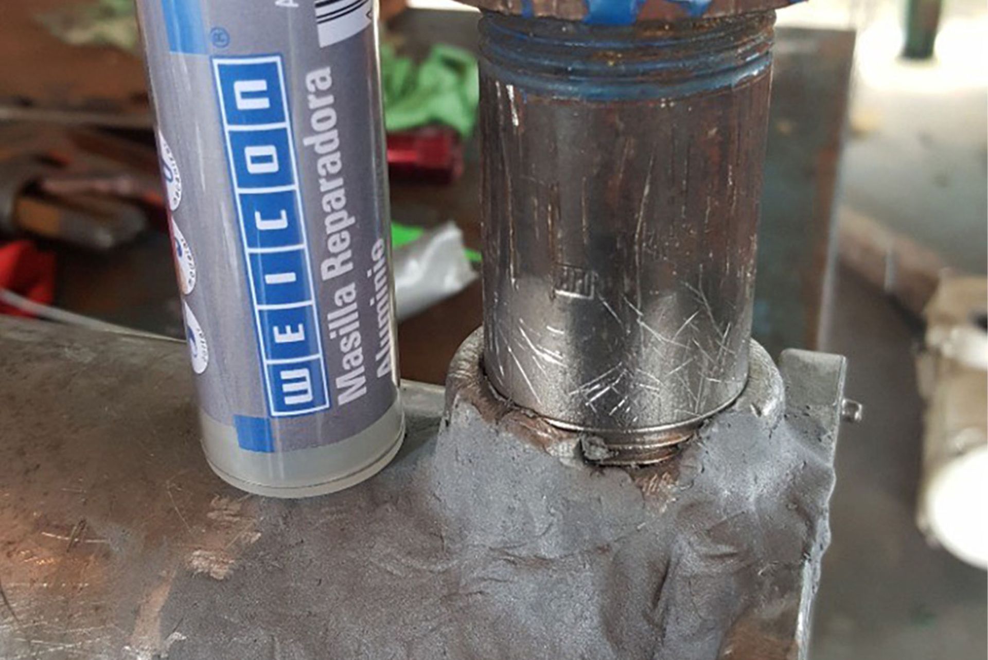 Repair of a leakage on a cooler_2