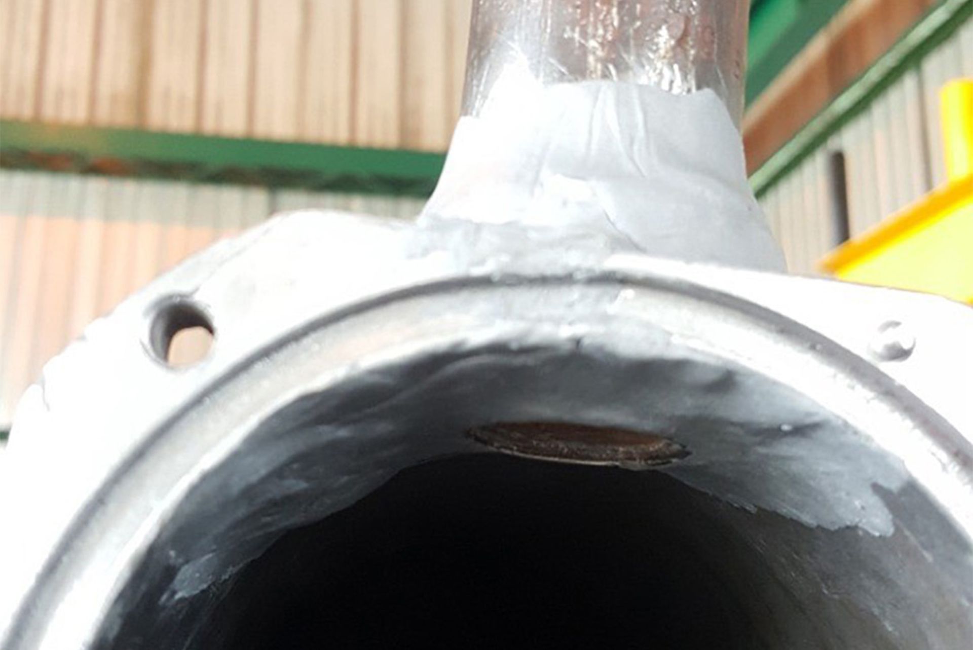 Repair of a leakage on a cooler_4